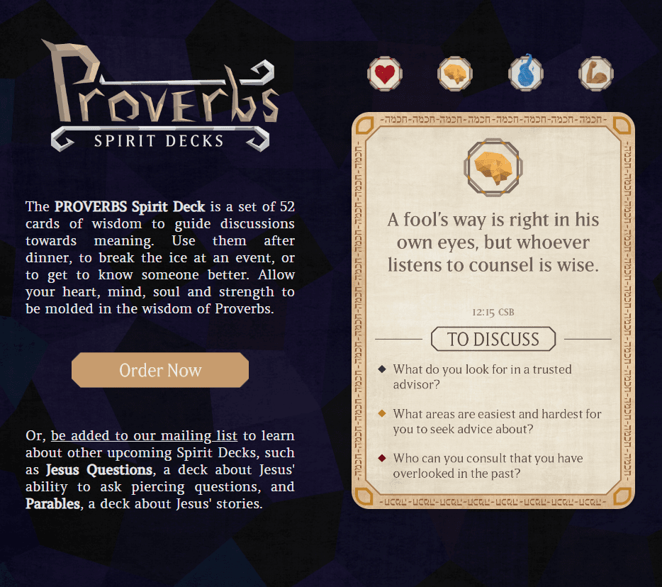 Spirit Decks: Proverbs